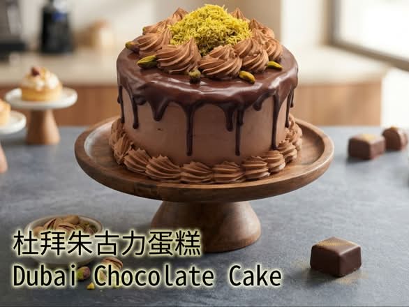 杜拜朱古力蛋糕 Dubai Chocolate Cake